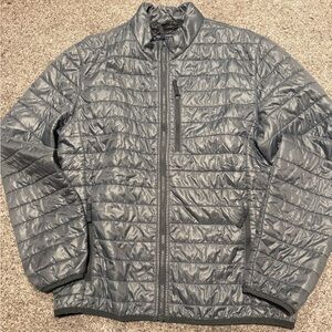 J. Crew Men's Charcoal Puffer Jacket